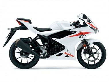 2017-2025 White Red Suzuki GSXR125 Motorcycle Fairings