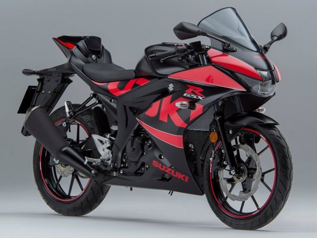 2017-2025 Black Red Suzuki GSXR125 Motorcycle Fairings