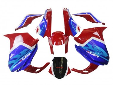 2010-2014 White Red Blue Honda VFR 1200 Motorcycle Fairings