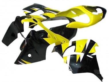 2002-2003 Yellow Black Kawasaki ZX9R Motorcycle Fairings