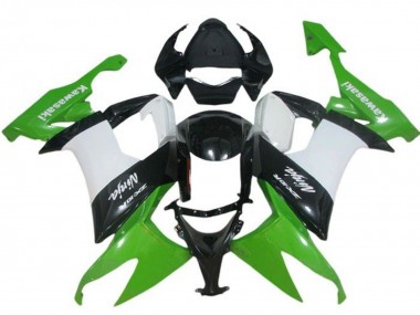2008-2010 Green White Black Kawasaki ZX10R Motorcycle Fairing
