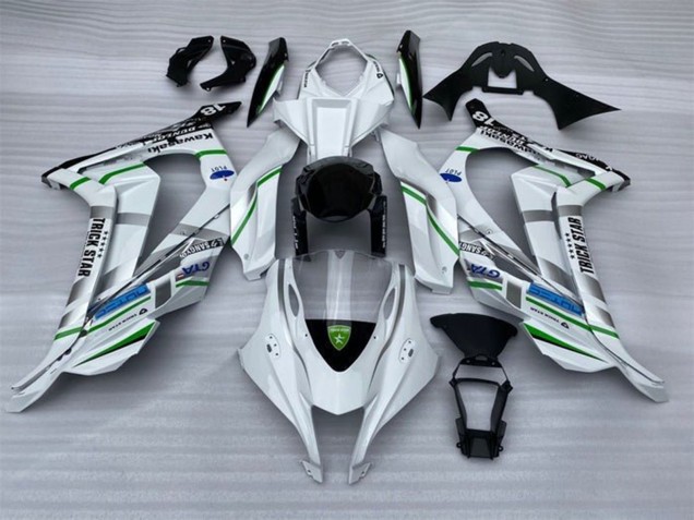 2016-2020 White Silver Green Blue Black Trick Star Kawasaki ZX10R Motorcycle Fairings