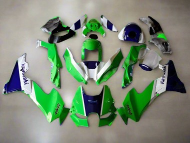 2021-2025 Green White Blue Kawasaki ZX10R Motorcycle Fairings