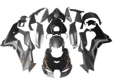 2021-2025 Grey Glossy Black Gold Kawasaki ZX10R Motorcycle Fairings