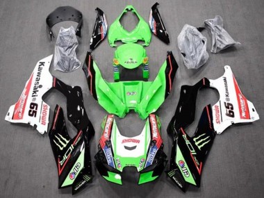 2021-2025 Green Black Red White Blue Showr Elf Monster 65 Kawasaki ZX10R Motorcycle Fairings