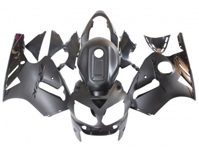 2002-2006 Matte Black Glossy Black Kawasaki ZX12R Motorcycle Fairings