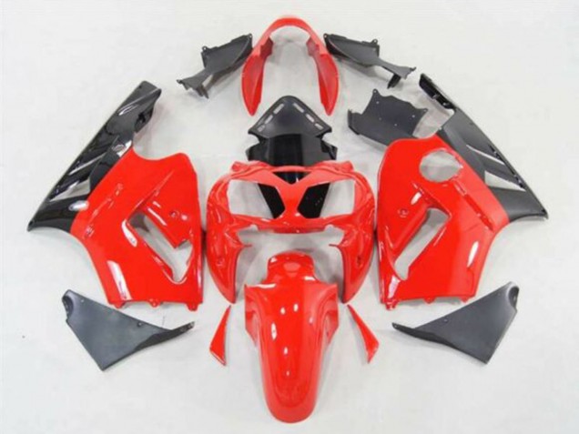 2002-2006 Red Black Kawasaki ZX12R Motorcycle Fairings