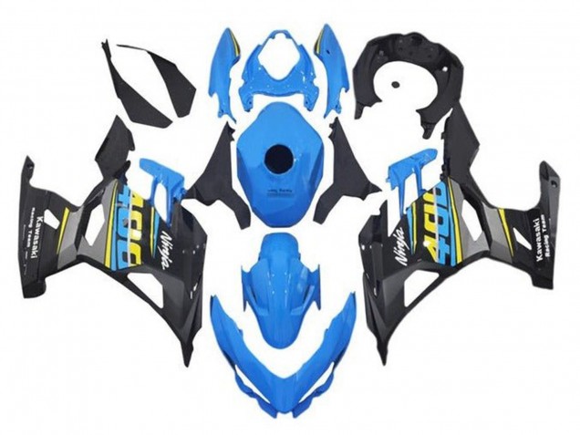 2018-2024 Blue Black Yellow Grey Kawasaki Ninja 400 Motorcycle Fairings