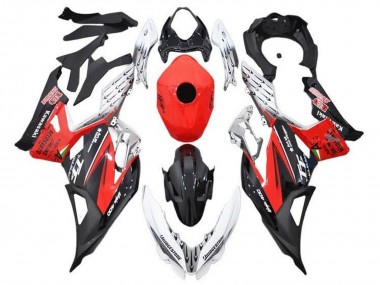 2018-2024 White Red Black Kawasaki Ninja 400 Motorcycle Fairings