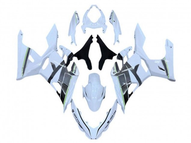 2018-2024 White Grey Black Green Kawasaki Ninja 400 Motorcycle Fairings