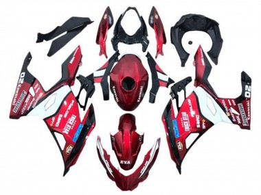 2018-2024 Red Blue White Trick Star Bridgestone Kawasaki Ninja 400 Motorcycle Fairings