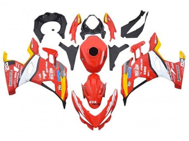 2018-2024 Red White Yellow Black Trick Star Bridgestone Kawasaki Ninja 400 Motorcycle Fairings