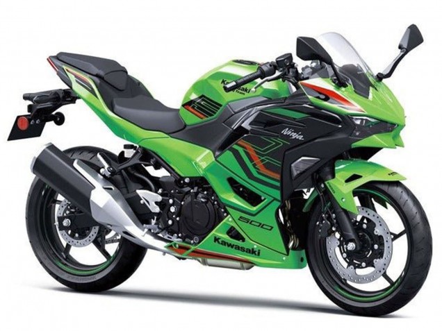 2024-2025 Green Black Red Kawasaki Ninja 500 EX500R Motorcycle Fairings