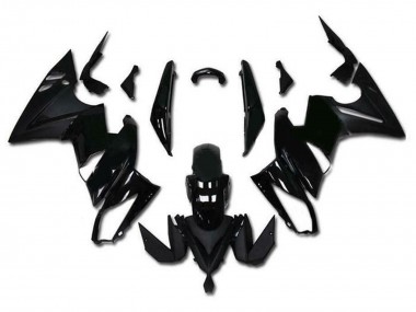 2009-2011 Glossy Black Matte Black Kawasaki Ninja 650 EX650 Motorcycle Fairings