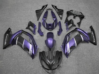 2012-2016 Purple Silver Matte Black Kawasaki Ninja 650 EX650 Motorcycle Fairings