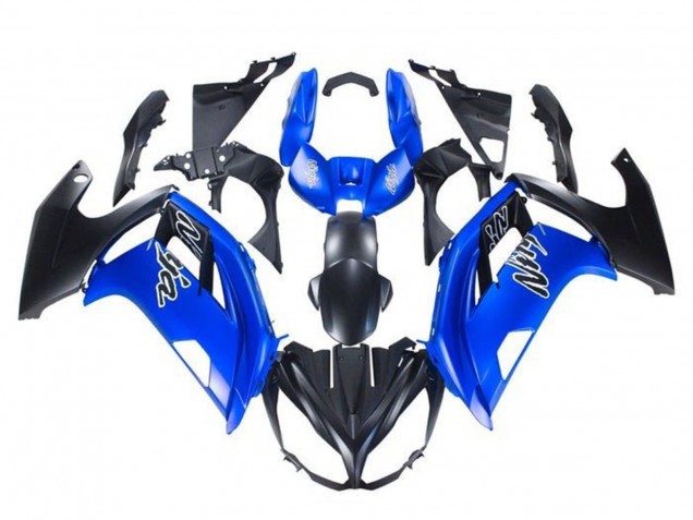 2012-2016 Blue Matte Black Kawasaki Ninja 650 EX650 Motorcycle Fairings