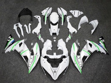 2017-2019 White Silver Green Blue Kawasaki Ninja 650 EX650 Motorcycle Fairings