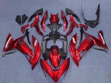 2017-2019 Red Black White Kawasaki Ninja 650 EX650 Motorcycle Fairing
