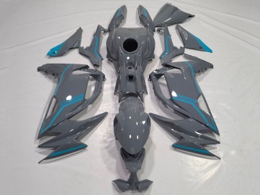 2020-2024 Grey Blue Kawasaki Ninja 650 EX650 Motorcycle Fairings