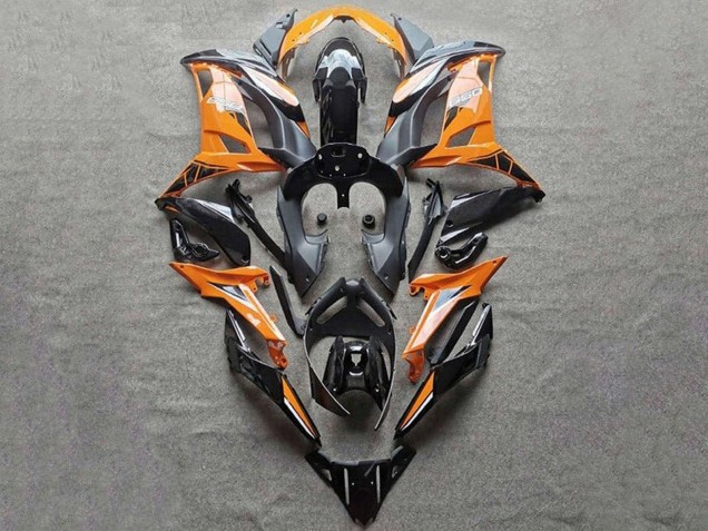 2020-2024 Orange Black Kawasaki Ninja 650 EX650 Motorcycle Fairings