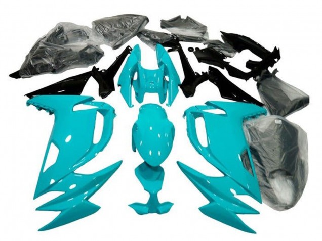 2020-2024 Light Blue Black Kawasaki Ninja 650 EX650 Motorcycle Fairings