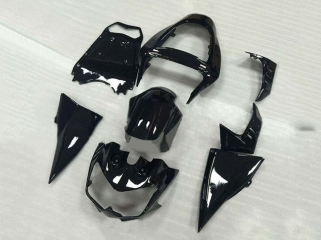 2003-2006 Glossy Black Kawasaki Z1000 Motorcycle Fairings