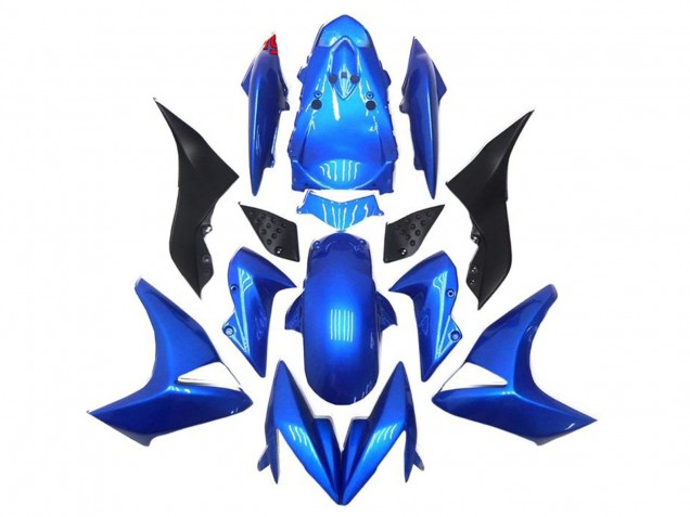 2007-2009 Blue Black Kawasaki Z1000 Motorcycle Fairings