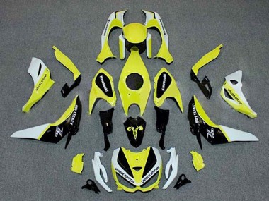 2014-2019 White Yellow Black Kawasaki Z1000 Motorcycle Fairings