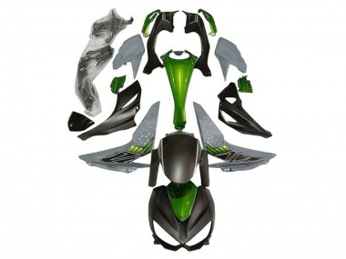 2014-2019 Green Grey Matte Black Kawasaki Z1000 Motorcycle Fairings