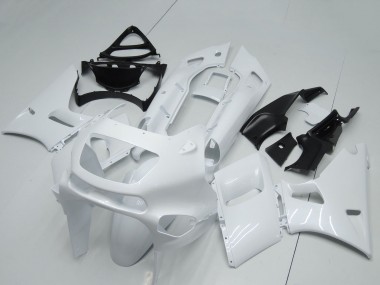 1993-2007 White Kawasaki ZZR400 Motorcycle Fairings