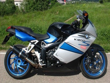2005-2010 Silver Blue Black BMW K1200S Motorcycle Fairings