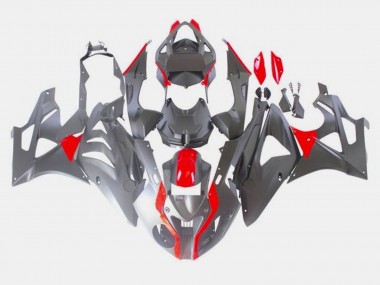 2009-2014 Red Matte Black BMW S1000RR Bike Fairings