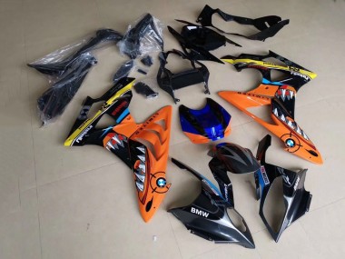 2009-2014 Yellow Blue Orange Black Shark BMW S1000RR Motorcycle Fairings
