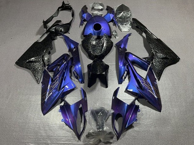 2015-2016 Purple Faux Forged Carbon Fiber BMW S1000RR Motorcycle Fairings