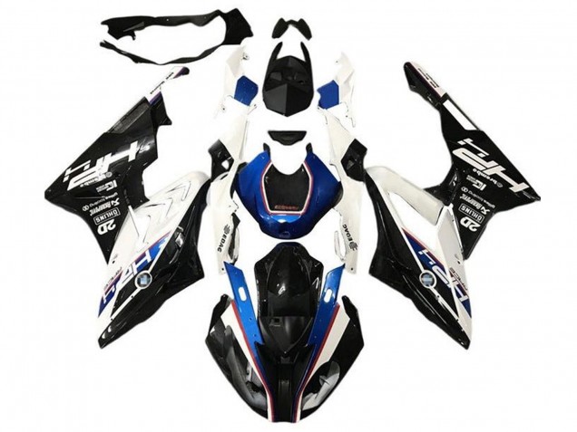 2015-2016 White Blue Glossy Black HP BMW S1000RR Motorcycle Fairings