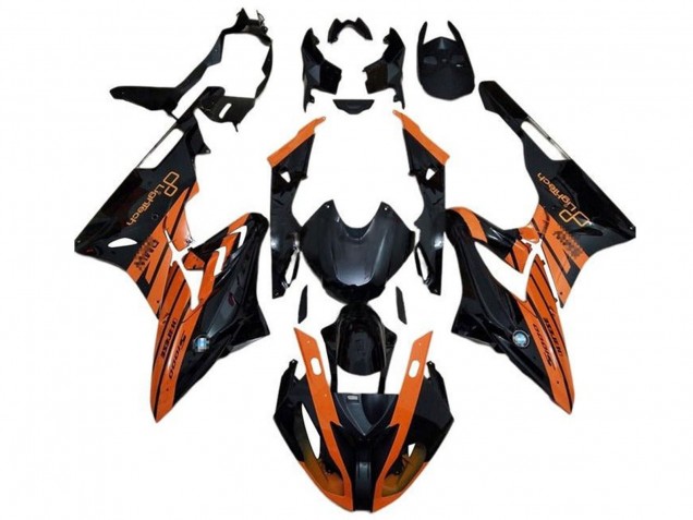2015-2016 Orange Glossy Black BMW S1000RR Motorcycle Fairing