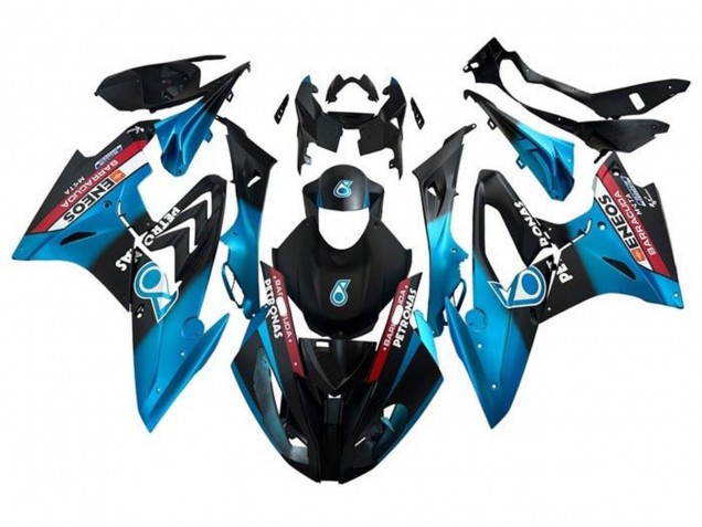 2017-2018 Blue Red Matte Black Petronas BMW S1000RR Motorcycle Fairings