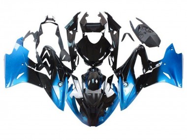 2017-2018 Blue Glossy Black Fade BMW S1000RR Motorcycle Fairings