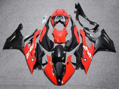 2019-2022 Red White Matte Black BMW S1000RR Motorcycle Fairing