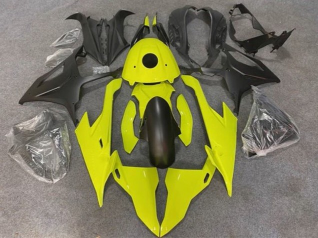 2019-2022 Neon Yellow Matte Black BMW S1000RR Motorcycle Fairings