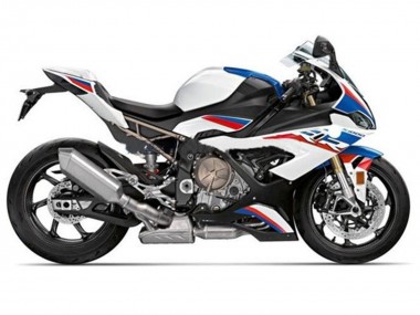 2019-2022 White Blue Red Stripe BMW S1000RR Motorcycle Fairings