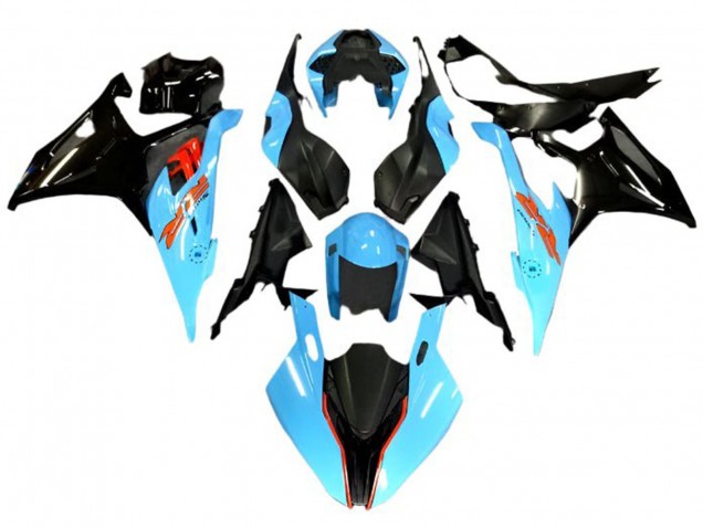 2019-2022 Light Blue Black Red BMW S1000RR Motorcycle Fairings