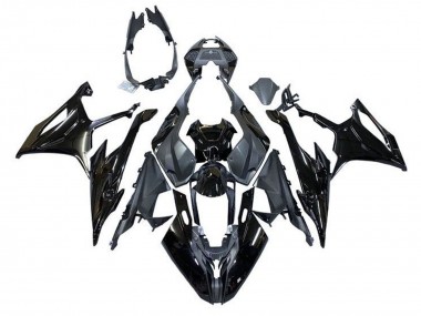 2019-2022 Glossy Black Matte Black BMW S1000RR Motorcycle Fairings