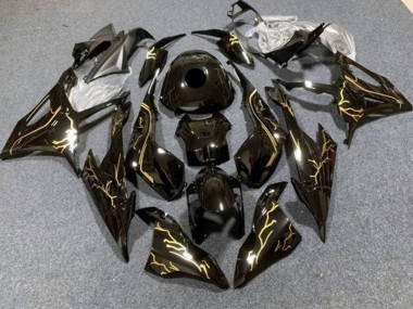 2019-2022 Black Gold BMW S1000RR Motorcycle Fairings