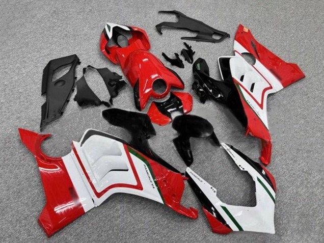 2020-2021 White Red Glossy Black Green Ducati Panigale V4 V4S Motorcycle Fairings