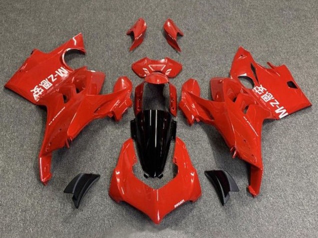 2020-2021 Red Ducati Panigale V4 V4S Motorcycle Fairings