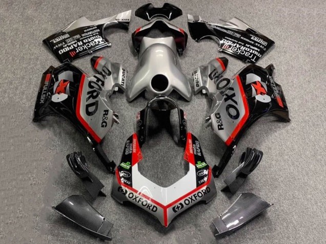 2020-2021 Silver White Red Black Carbon Fiber Style Ducati Panigale V4 V4S Motorcycle Fairings