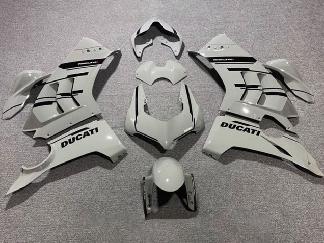 2020-2021 Grey Glossy Black Ducati Panigale V4 V4S Motorcycle Fairings