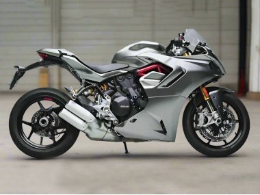 2021-2024 Silver Ducati Supersport 950/950S Motorcycle Fairings