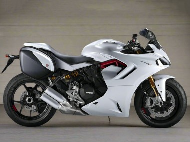 2021-2024 Pearl White Ducati Supersport 950/950S Motorcycle Fairings